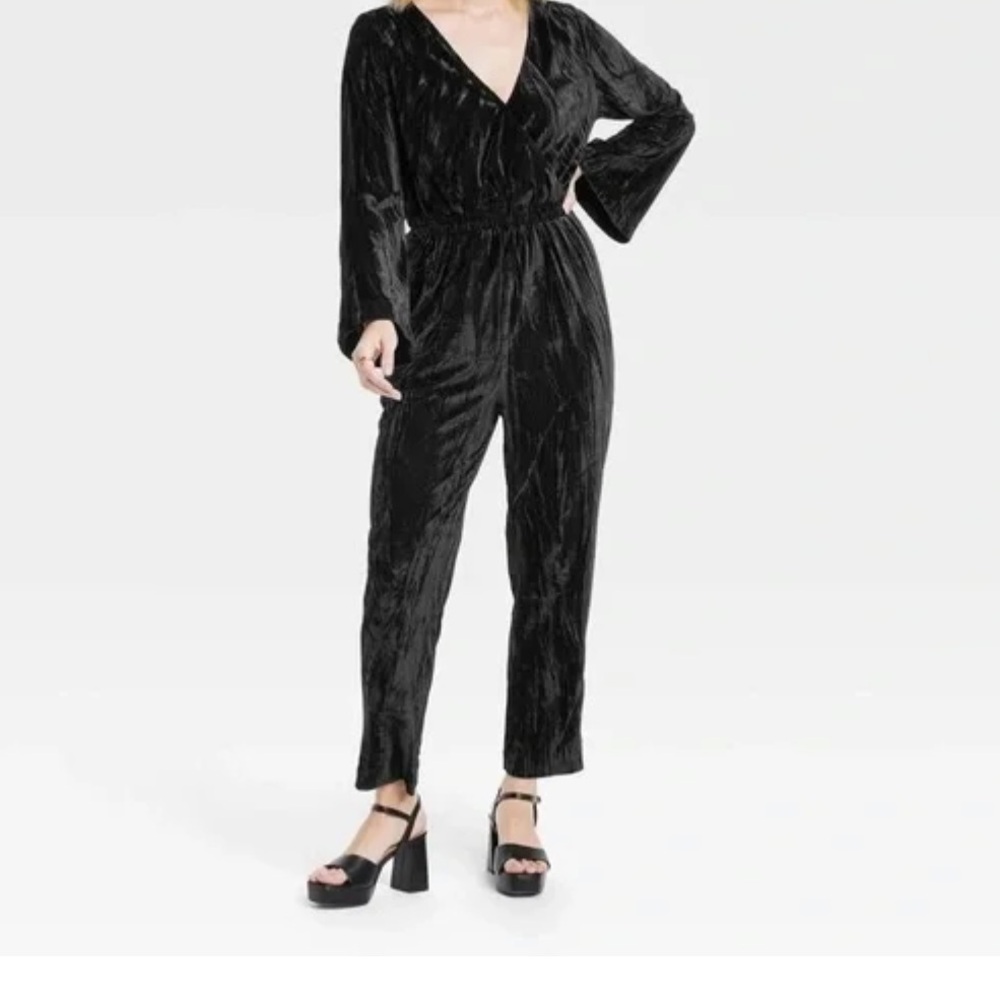 a new day Velvet Jumpsuit